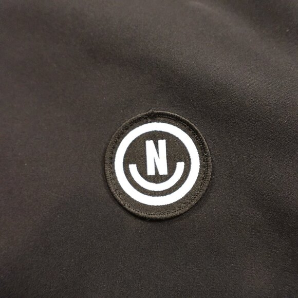 Neff Softshell Jacket Men’s Medium Black Hooded Zip Front Streetwear Snow Urban - Picture 2 of 14